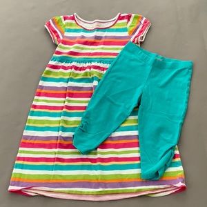 LL Bean dress and capris